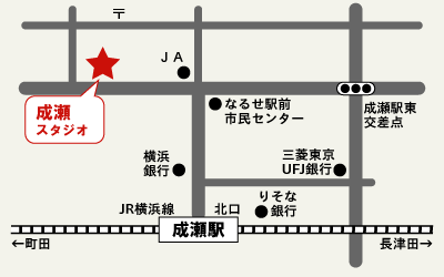 地図：成瀬スタジオ